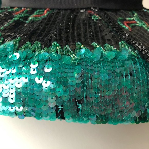 VTG Whittall & Shon Heavily Sequined Beaded Hat - Picture 14 of 15